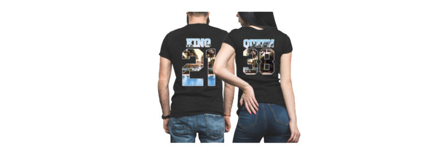 t-shirts pour couples